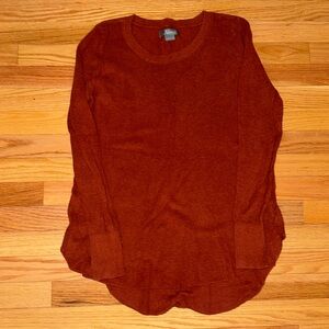 Natural Reflections Rust Tunic Sweater